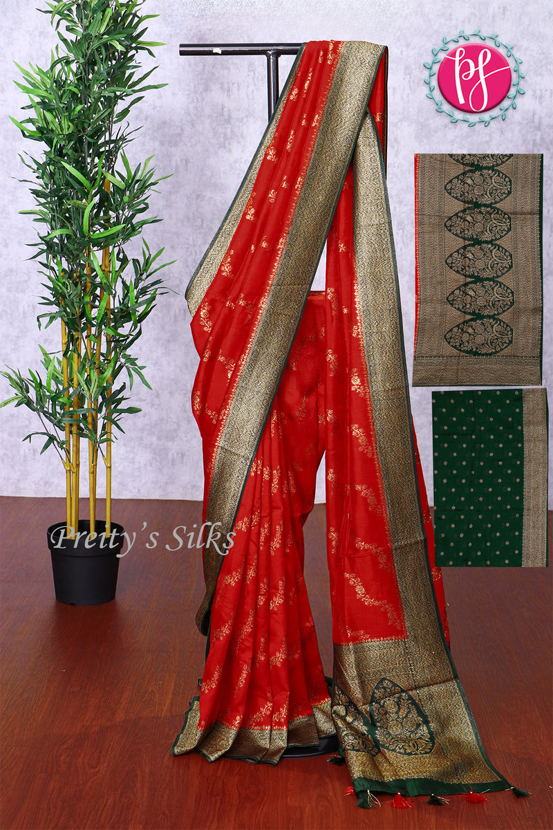 Tussar Georgette Silk Saree-PF83329