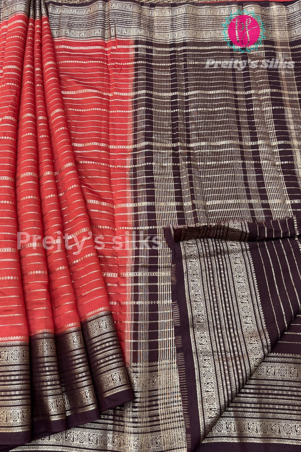 Butter Cotton Silk Saree-PF85447