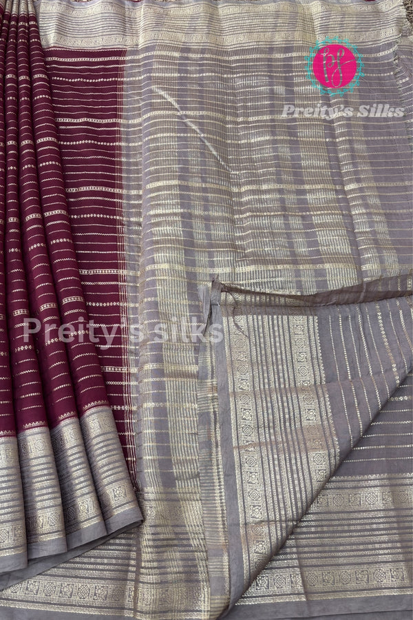 Butter Cotton Silk Saree-PF85447