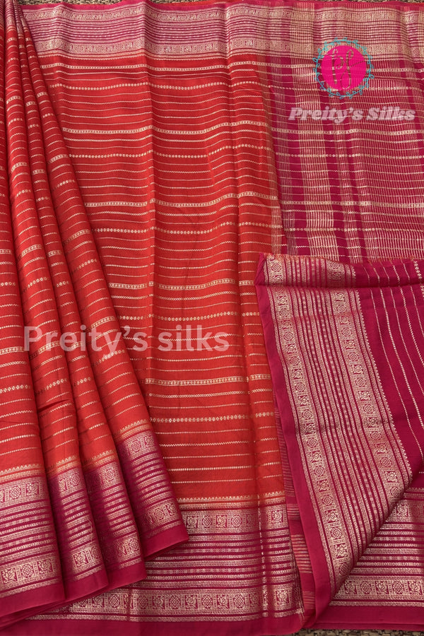 Butter Cotton Silk Saree-PF85447