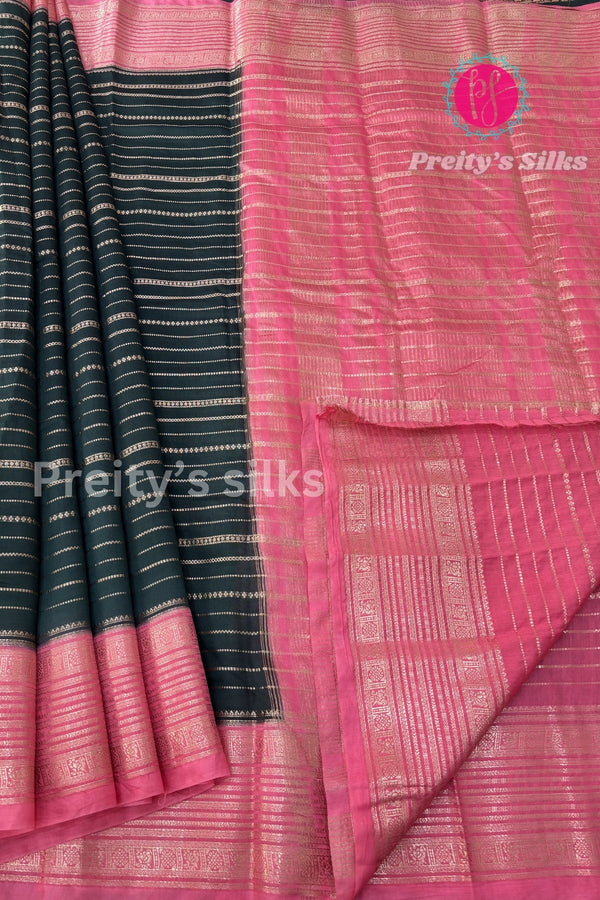 Butter Cotton Silk Saree-PF85447