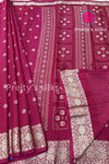 Semi Wrinkle Crepe Silk Saree-PF85636