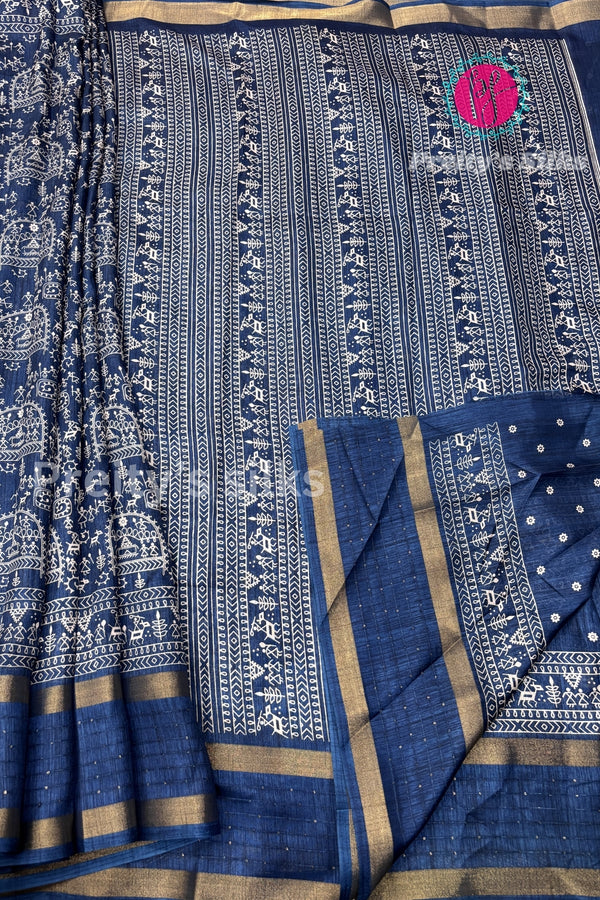 Semi Dola Silk Saree-PA0601