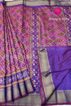 Semi Ikkat Pochampally Silk Saree-PF86504