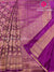 Pure Designer Mysore Crepe Silk Saree - Winish Purple- PF26376