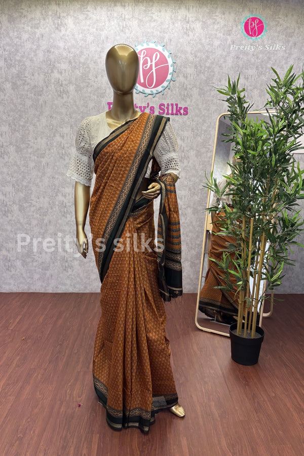 Cotton Blend Saree-PA0201