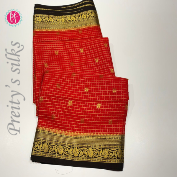 Pure Mysore crepe silk