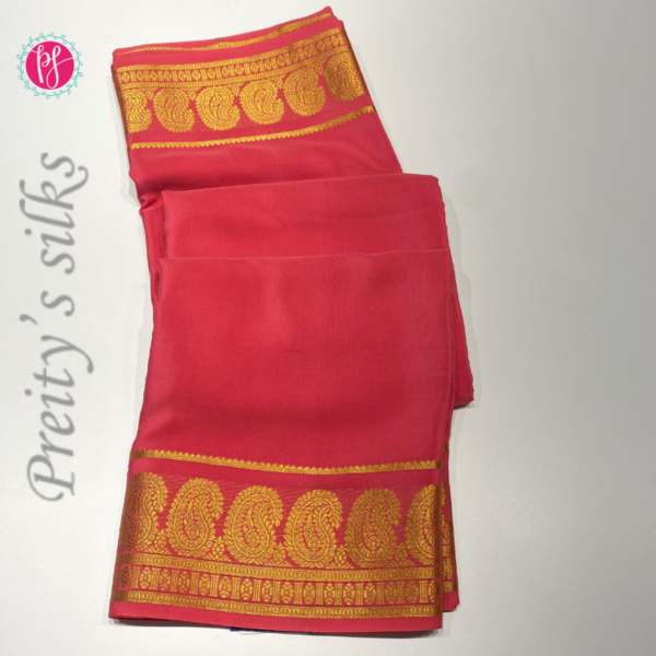 Pure Mysore crepe silk