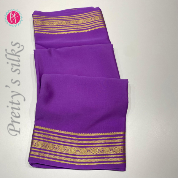 Pure Mysore crepe silk