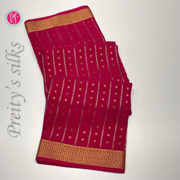 Pure Mysore crepe silk