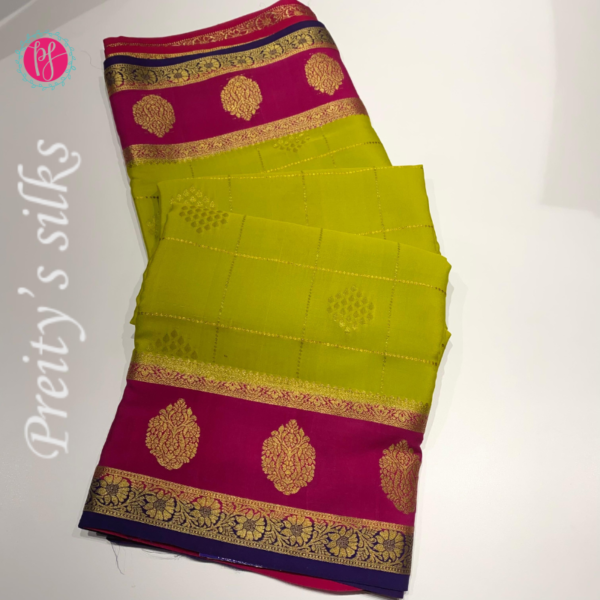 Pure Mysore crepe silk