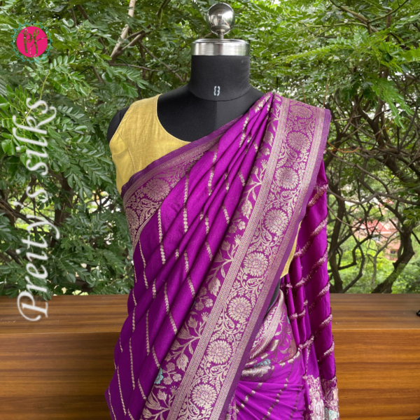 Banarasi chiffon saree