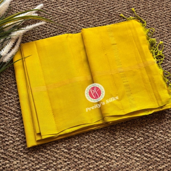 Powerloom soft silk – Yellow -PY69142
