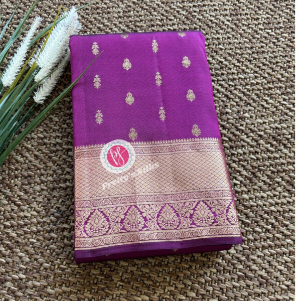 Pure Kanchipuram Silk -Wine-PY64300