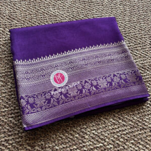 Banarasi Tussar Georgette-Purple -PY64777