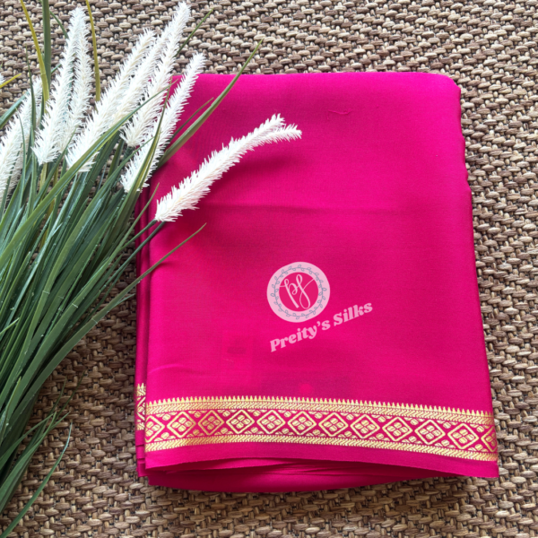 Pure Mysore Crepe Silk -Pink- PY66782