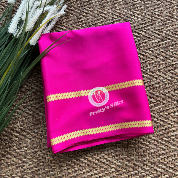 Pure Mysore crepe silk -Pink-PY70926