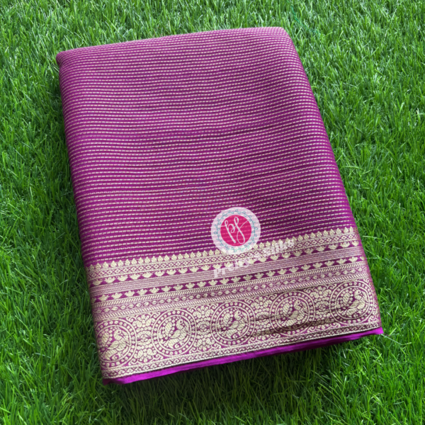 Banarasi chiffon-Purple- PY73905