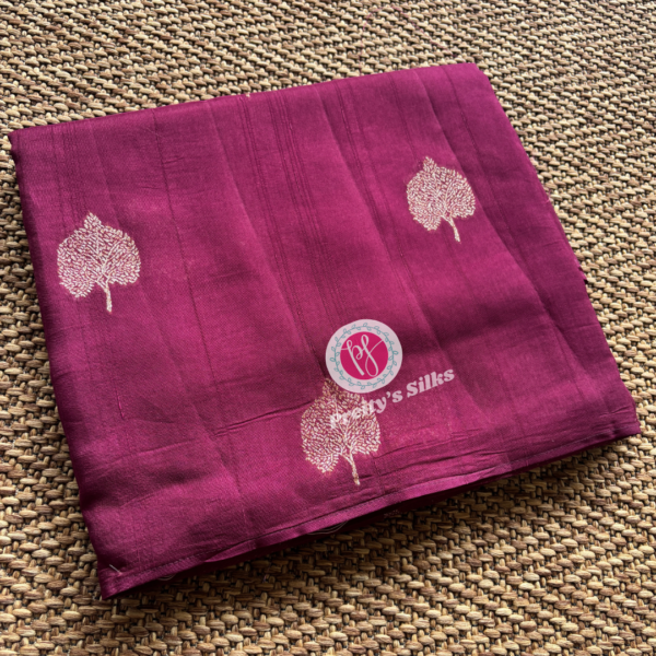 Dupion Tussar Silk-Wine-PY73733