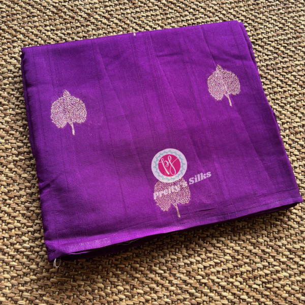 Dupion Tussar Silk -Purple-PY73734