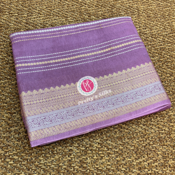 Banarasi Munga silk-Lavender -PY03230