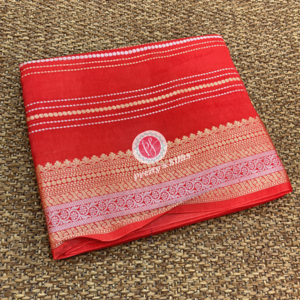 Banarasi Munga silk-Orange -PY03236