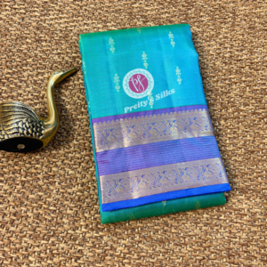 Pure Kanchipuram silk -Peacock green-PY00951