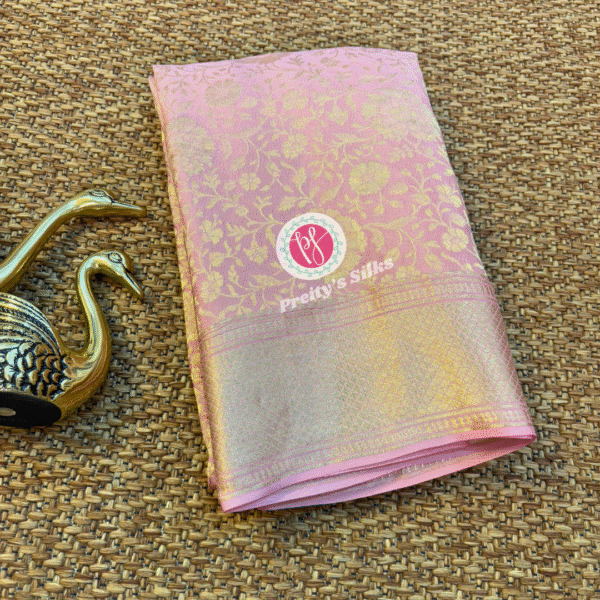 Pure Banarasi Crepe-Light Pink-PY78836