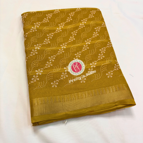 Semi Georgette – Yellow-PY05088