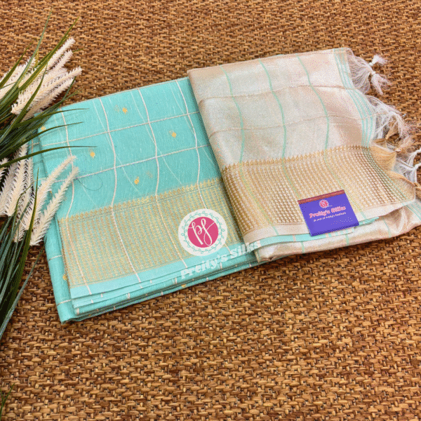 Jute Lenin silk -Sea blue -PY06090
