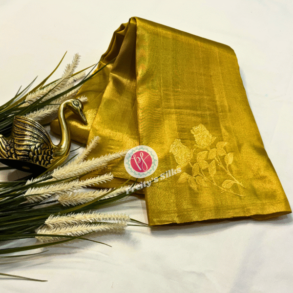 Pure Kanjeevaram silk -Gold -PY04497
