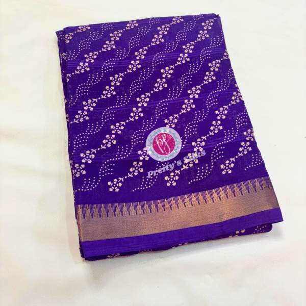 Semi Georgette Purple-PY05106