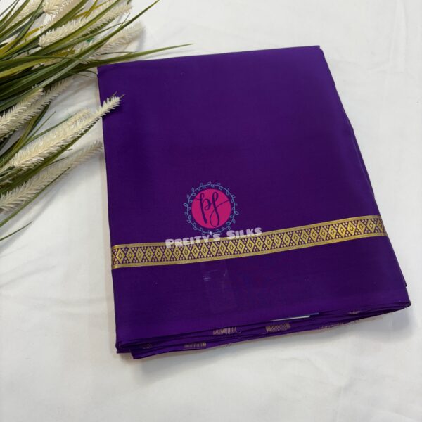 Pure Mysore crepe silk-Purple – PY05603