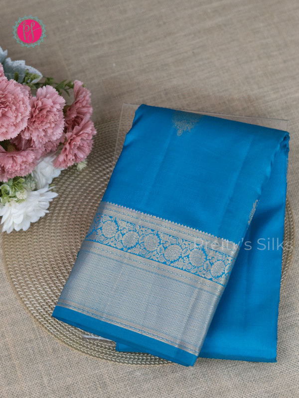 Pure Kanjeevaram silk -Blue -PF14995