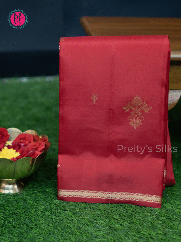Pure Kanjeevaram silk –  Red-PF14804