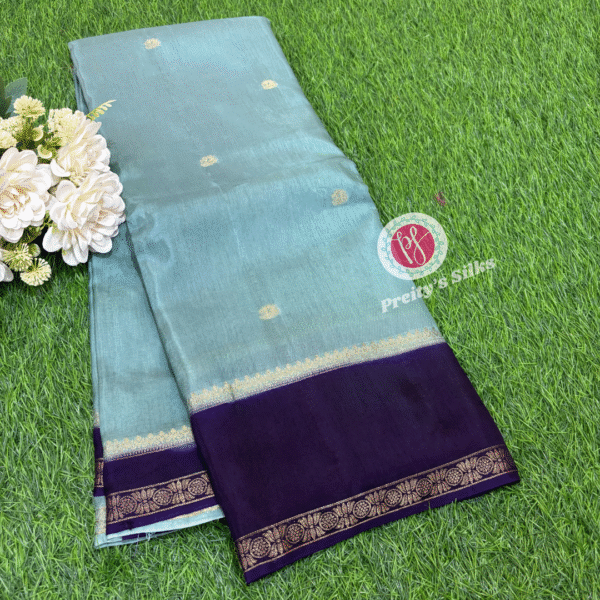 Semi silk-Tilblue and purple -PF17986