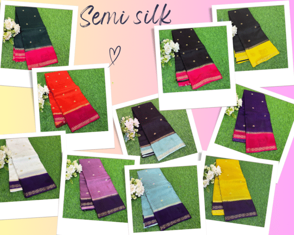 Semi silk Saree
